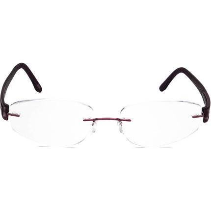 Silhouette Women's Eyeglasses 5231 40 6052 Titan Purple Rimless Frame Austria 51[]17 135