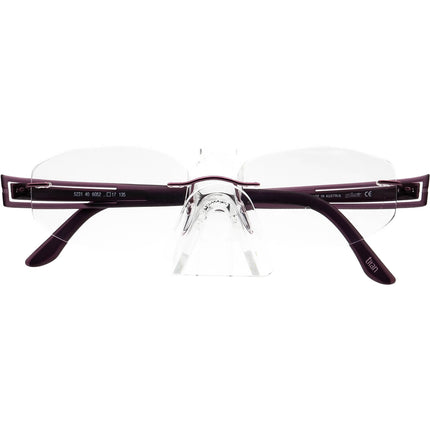 Silhouette Women's Eyeglasses 5231 40 6052 Titan Purple Rimless Frame Austria 51[]17 135