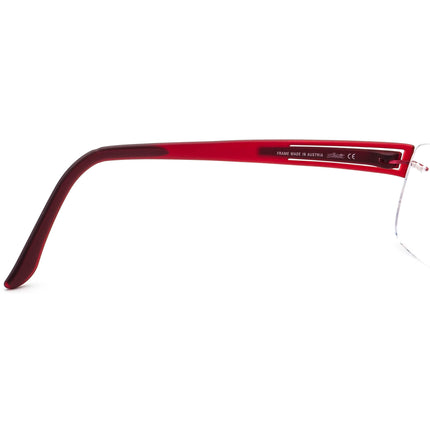 Silhouette Women's Eyeglasses 5231 6056 Titan Burgundy Rimless Frame Austria 51[]17 135