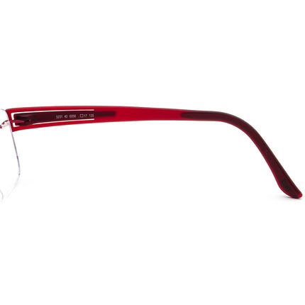 Silhouette Women's Eyeglasses 5231 6056 Titan Burgundy Rimless Frame Austria 51[]17 135
