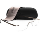 Silhouette Eyeglasses 5262 48 6055 5263 Titan Brown Rimless Frame Austria 52[]18 145