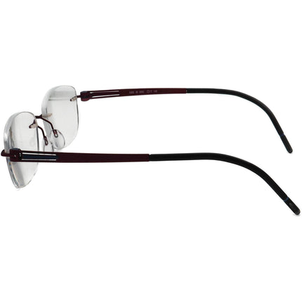 Silhouette Eyeglasses 5369 40 6062 Burgundy Rimless Metal Frame Austria 52[]17 140