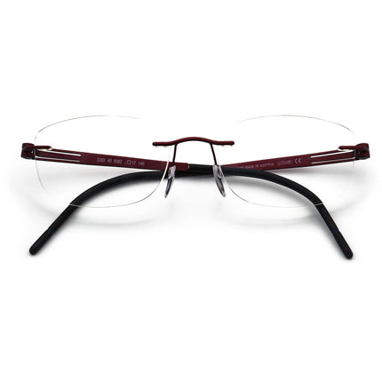 Silhouette Eyeglasses 5369 40 6062 Burgundy Rimless Metal Frame Austria 52[]17 140