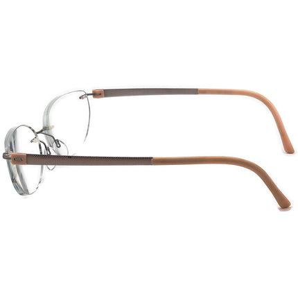 Silhouette Women's Eyeglasses 5452 40 6052 Silver/Pink Rimless Metal Frame Austria 57[]19 135