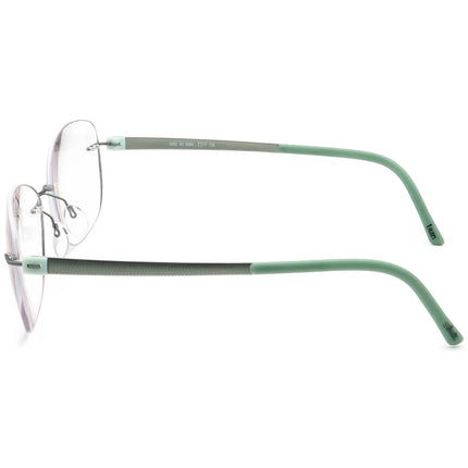 Silhouette Women's Eyeglasses 5452 40 6054 Titan Green Rimless Frame Austria 53[]17 135
