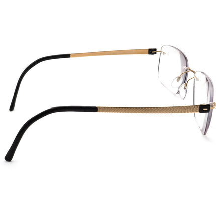 Silhouette Women's Eyeglasses 5452 6051 Titan Gold Rimless Frame Austria 52[]19 145