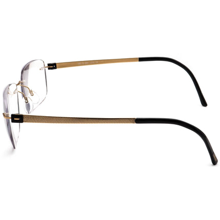 Silhouette Women's Eyeglasses 5452 6051 Titan Gold Rimless Frame Austria 52[]19 145
