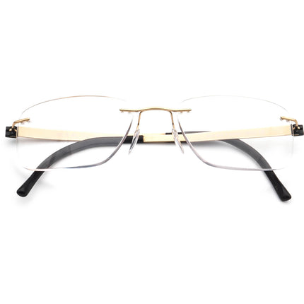 Silhouette Women's Eyeglasses 5452 6051 Titan Gold Rimless Frame Austria 52[]19 145