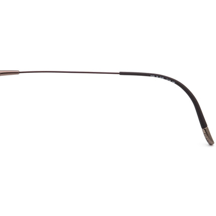 Silhouette Women's Eyeglasses 5500 70 6140 Titan with Accent Ring Brown Rimless Frame Austria 52[]19 145