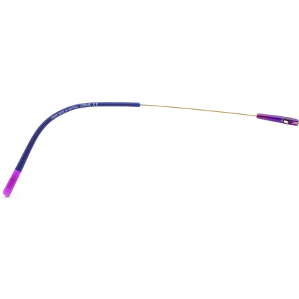 Silhouette Women's Eyeglasses 5500 70 7530 Titan Gold/Purple Rimless Frame Austria 50[]17 135