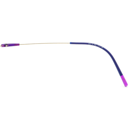 Silhouette Women's Eyeglasses 5500 70 7530 Titan Gold/Purple Rimless Frame Austria 50[]17 135