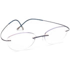 Silhouette Women's Eyeglasses 5515 70 4540 Titan Moonlight Blue Rimless Frame Austria 50[]19 135