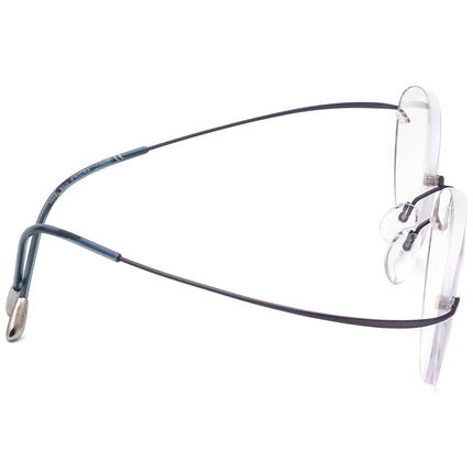 Silhouette Women's Eyeglasses 5515 70 4540 Titan Moonlight Blue Rimless Frame Austria 50[]19 135