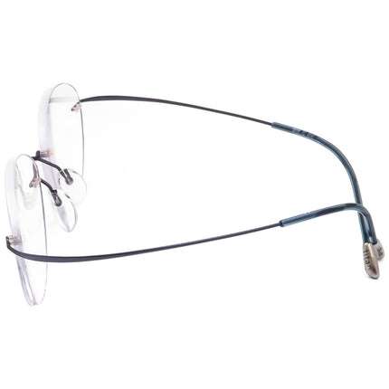 Silhouette Women's Eyeglasses 5515 70 4540 Titan Moonlight Blue Rimless Frame Austria 50[]19 135