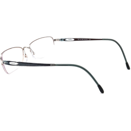 Silhouette Eyeglasses 6613 00 6050 Silver/Blue Half Rim Frame Austria 52[]16 130