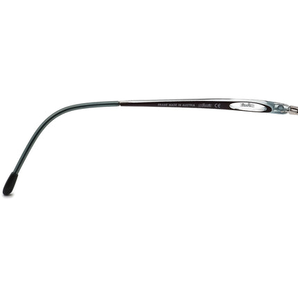 Silhouette Eyeglasses 6613 00 6050 Silver/Blue Half Rim Frame Austria 52[]16 130