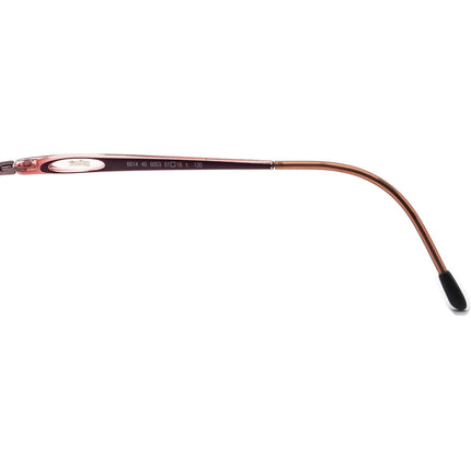 Silhouette Women's Eyeglasses 6614 6053 Rose Pink/Purple Half Rim Frame Austria 51[]16 130