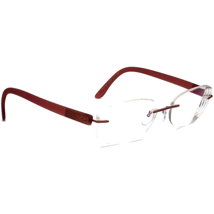 Silhouette Women's Eyeglasses 6663 45 6053 7608 Watermelon Rimless Frame Austria 53[]17 140