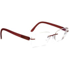Silhouette Women's Eyeglasses 6663 45 6053 7608 Watermelon Rimless Frame Austria 53[]17 140