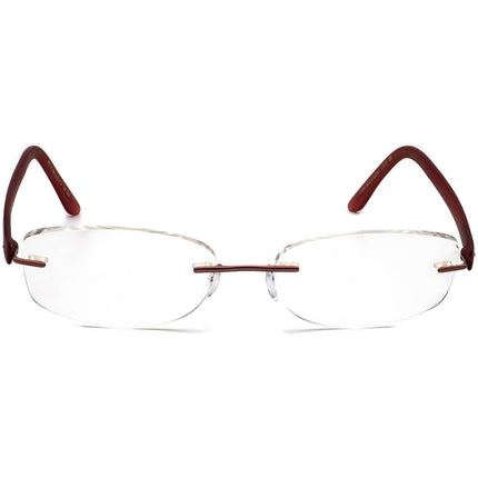 Silhouette Women's Eyeglasses 6663 45 6053 7608 Watermelon Rimless Frame Austria 53[]17 140