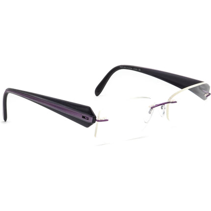 Silhouette Women's Eyeglasses 6698 40 6051 6709 Purple Rimless Frame Austria 50[]17 135