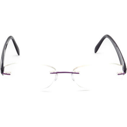 Silhouette Women's Eyeglasses 6698 40 6051 6709 Purple Rimless Frame Austria 50[]17 135