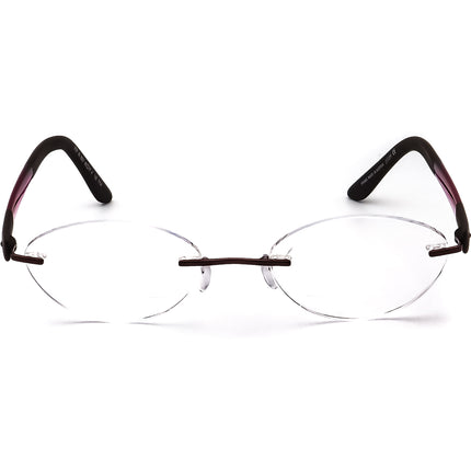 Silhouette Women's Eyeglasses 6797 40 6051 7734 Purple/Brown Rimless Frame Austria 48[]17 135