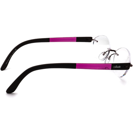 Silhouette Women's Eyeglasses 6797 40 6051 7734 Purple/Brown Rimless Frame Austria 48[]17 135