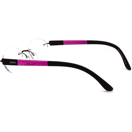 Silhouette Women's Eyeglasses 6797 40 6051 7734 Purple/Brown Rimless Frame Austria 48[]17 135