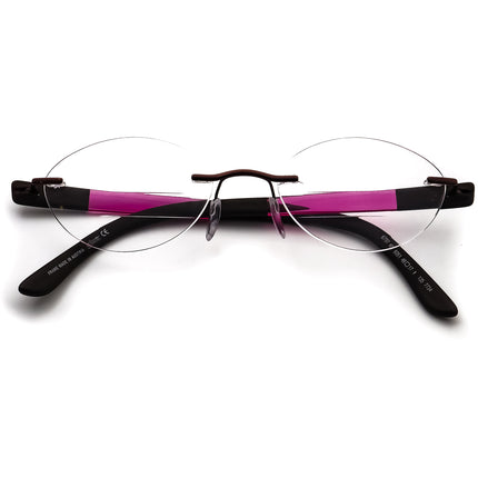 Silhouette Women's Eyeglasses 6797 40 6051 7734 Purple/Brown Rimless Frame Austria 48[]17 135