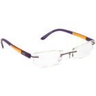 Silhouette Women's Eyeglasses 6798 40 6052 7734 Brown/Purple Rimless Frame Austria 51[]19 140