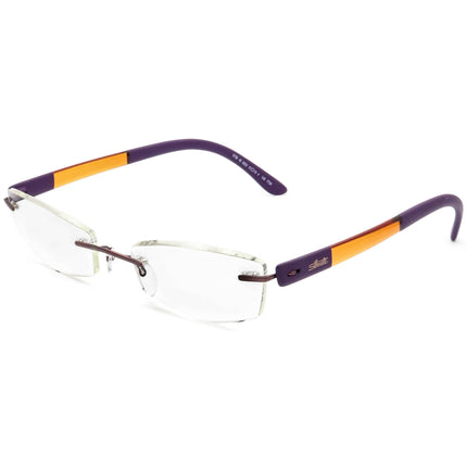Silhouette Women's Eyeglasses 6798 40 6052 7734 Brown/Purple Rimless Frame Austria 51[]19 140