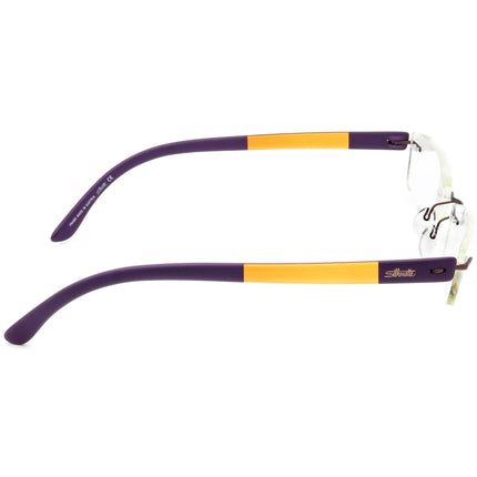 Silhouette Women's Eyeglasses 6798 40 6052 7734 Purple Rimless Frame Austria 51[]19 140