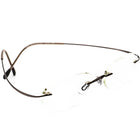 Silhouette Eyeglasses 7395 40 6055 Titan Brown Rimless Frame Austria 48[]19 130