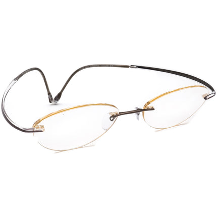 Silhouette Eyeglasses 7500 10 6051 Titan Brown Rimless Frame Austria 54[]19 130