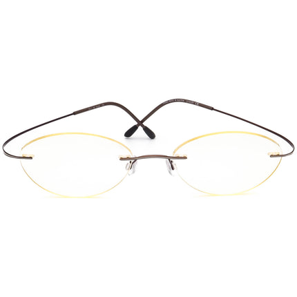 Silhouette Eyeglasses 7511 40 6082 Titan Brown Rimless Metal Frame Austria 51[]19 140