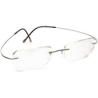 Silhouette Men's Eyeglasses 7565 60 6107 Titan Matte Gunmetal Rimless Frame Austria 53[]19 150