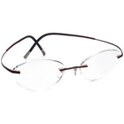 Silhouette Women's Eyeglasses 7581 40 6062 Titan Metallic Brown Rimless Frame Austria 50[]17 145