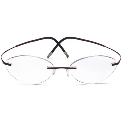 Silhouette Women's Eyeglasses 7581 40 6062 Titan Metallic Brown Rimless Frame Austria 50[]17 145
