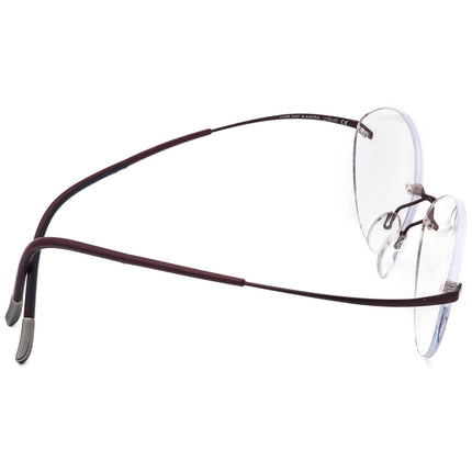 Silhouette Women's Eyeglasses 7581 40 6062 Titan Metallic Brown Rimless Frame Austria 50[]17 145