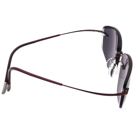 Silhouette Men's Eyeglasses 7581 40 6062 Titan Metallic Brown Rimless Frame Austria 60[]19 150