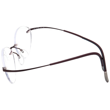 Silhouette Women's Eyeglasses 7581 40 6062 Titan Metallic Brown Rimless Frame Austria 50[]17 145