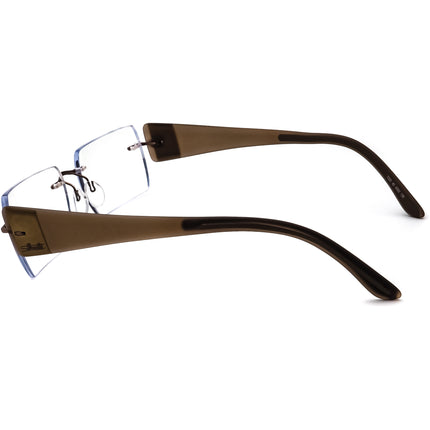 Silhouette Eyeglasses 7599 40 6052 Brown Rimless Frame Austria 54[]19 135