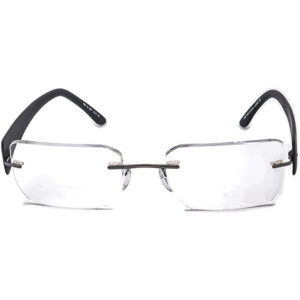 Silhouette Eyeglasses 7599 60 6057 Gunmetal/Gray Rimless Frame Austria 52[]19 145