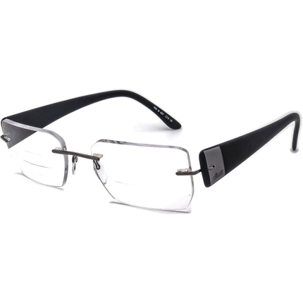 Silhouette Eyeglasses 7599 60 6057 Gunmetal/Gray Rimless Frame Austria 52[]19 145