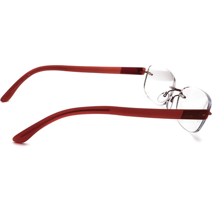 Silhouette Women's Eyeglasses 7608 40 6053 Burgundy Rimless Frame Austria 54[]17 140
