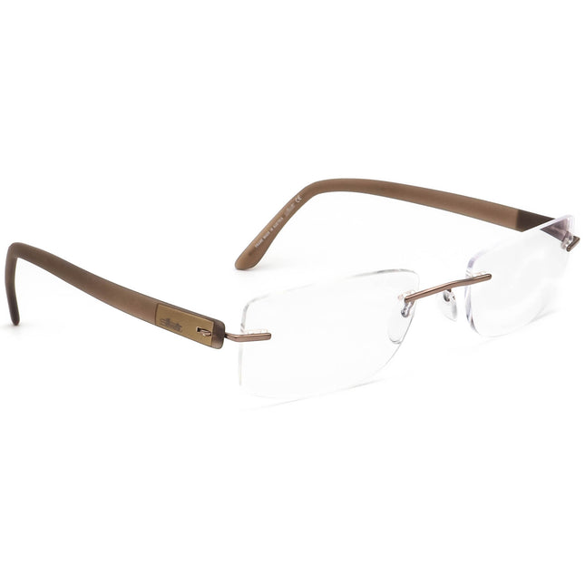 Silhouette Eyeglasses 7608 40 6055 Rimless Frame 52[]19 145
