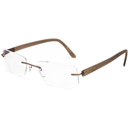 Silhouette Eyeglasses 7608 40 6055 Rimless Frame 52[]19 145