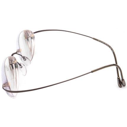 Silhouette Eyeglasses 7613 40 6102 Titan Brown Rimless Frame Austria 50[]19 150