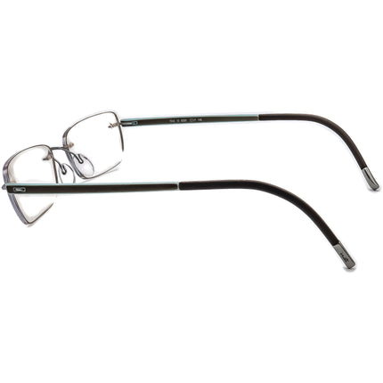 Silhouette Eyeglasses 7642 10 6050 Silver Rimless Frame Austria 51[]17 140